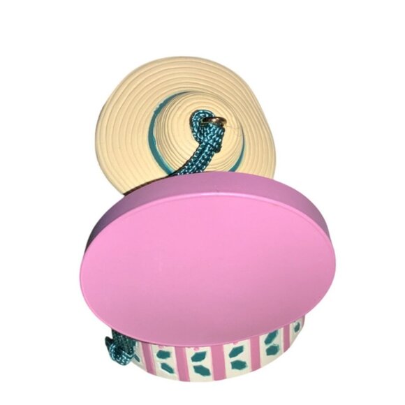 Avon Christmas Dress-up Ornament Kitty Cat in Hat Box - Picture 11 of 11